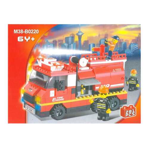 Конструктор пластиковый Sluban FIRE TRUCK M38-B0220 в Детки