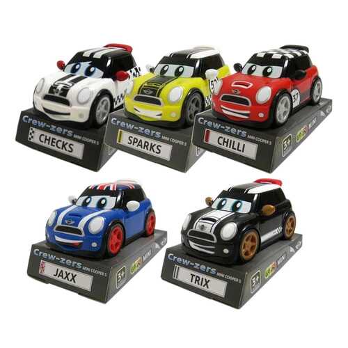 Машина Go MINI CREW-Zers на платф., D/B10 шт.,4 вида(Pace,Flame,Slix,Dash),арт.0368. в Детки