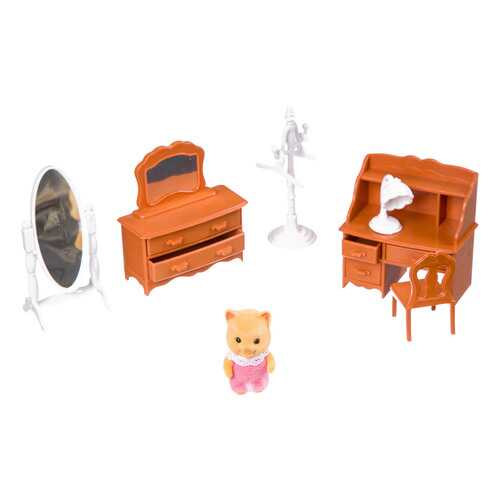 Игровой набор Happy Family с фигуркой зверюшки, комната,12х11,5х4,5 см, BOX, арт.012-05B. в Детки