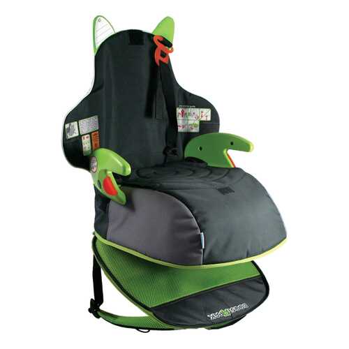 Детский рюкзак-автокресло-бустер Trunki Boostapak Черный/Зеленый в Детки
